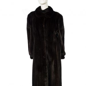 Samuel Fourrures - manteau de vison dark ranch - 6731 - Robe