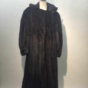 Samuel Fourrures - Manteau de vison et capuchon - 7010 - Robe