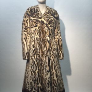 Samuel Fourrures - Manteau de vison imprimé Léopard - 7022 -