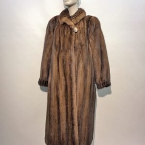 Samuel Fourrures - Manteau de vison demi-buff - 7254 - Robe