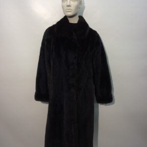 Samuel Fourrures - Manteau de vison dark ranch et col de lapin - 7366 -