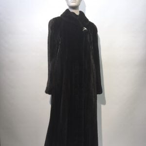 Samuel Fourrures - MANTEAU DE VISON FEMELLE NATURELLE RANCH ET CHAPEAU - 7563 - Robe