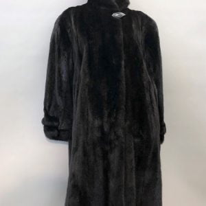 Samuel Fourrures - Black male mink coat - 8031 - Fur