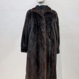 Samuel Fourrures - Brown male mink coat - 8032 -