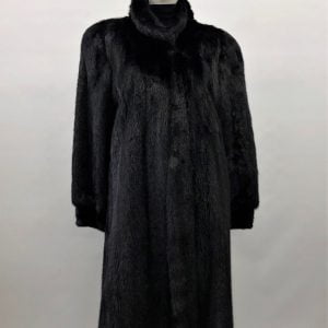 Samuel Fourrures - Manteau long de vison noir - 8065 - ＢＡＢＹＰＩＮＫＭＯＯＮ