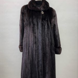 Samuel Fourrures - Manteau de vison femelle naturel ranch - 8094 - Pardessus