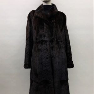 Samuel Fourrures - Manteau de vison acajou - 8101 - Trench-coat