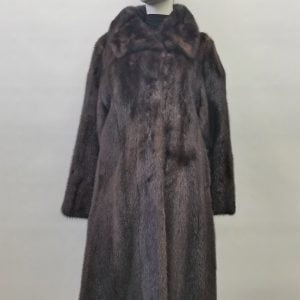Samuel Fourrures - Dark ranch mink coat - 8125 - Fur