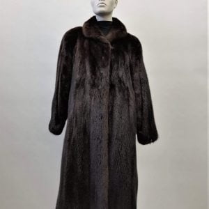 Samuel Fourrures - Mahogany mink coat - 8151 - Dress