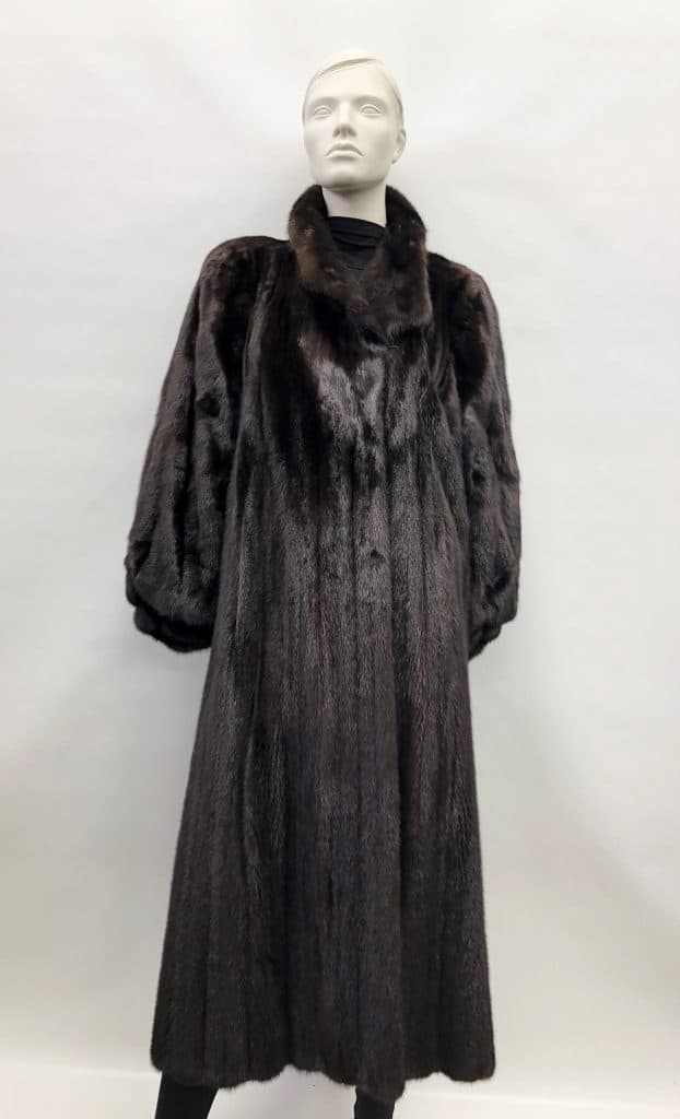 Samuel Fourrures - Manteau de vison femelle naturel ranch - 8188 - Fourrure
