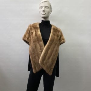 Étole de vison pastel - 7315