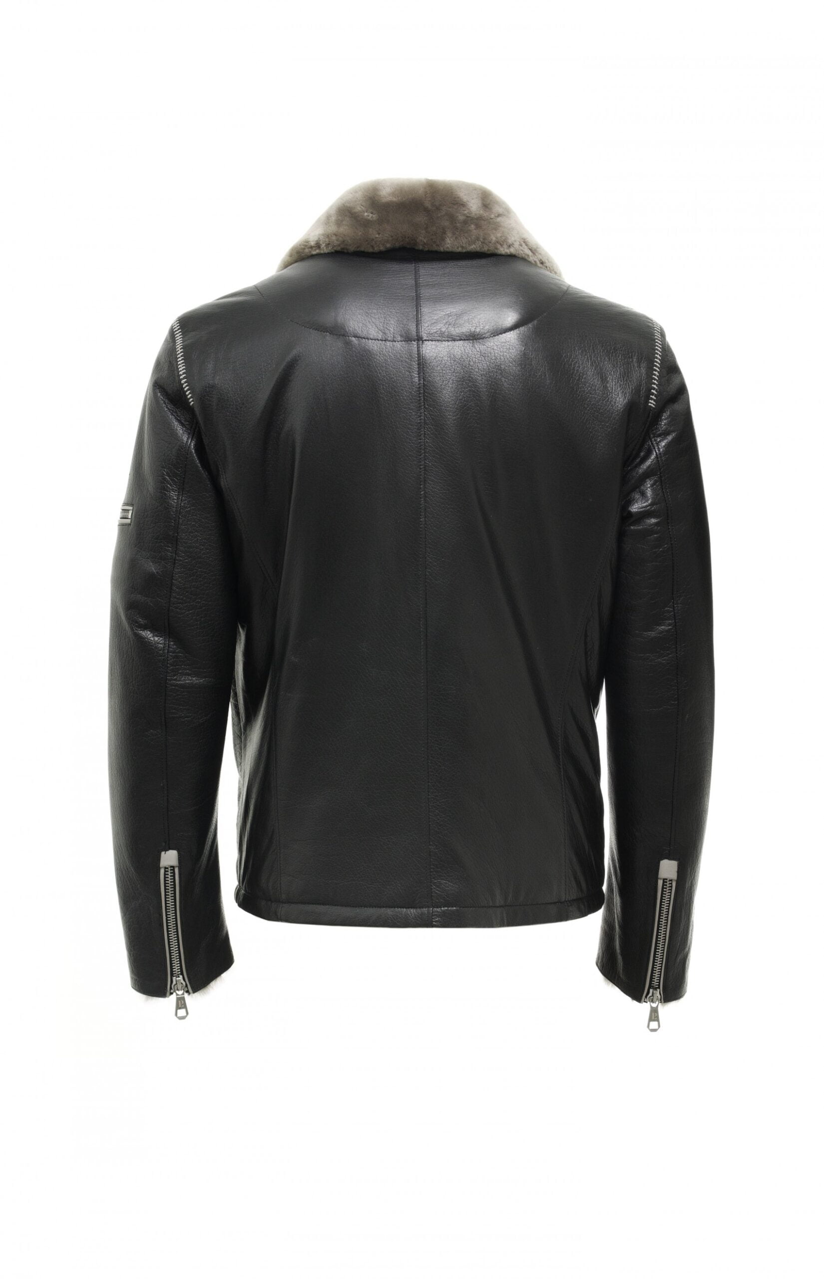 blouson cuir pascal labelle noir dos scaled blouson cuir pascal labelle noir dos