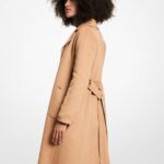 manteau portefeuille en mélange de laine micheal kors