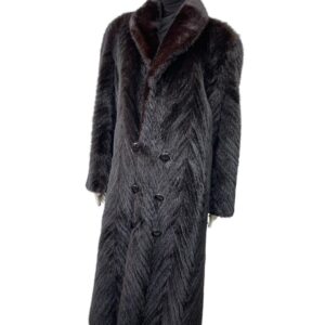 Men's 7/8 mink-tail coat - 8331