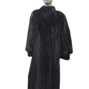 Dark Ranch mink coat - 8398