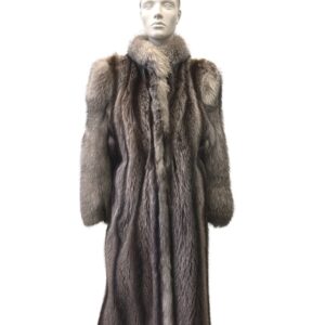 Wildcat coat with fox trim - 992598