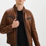 blouson en cuir style gunnar regency