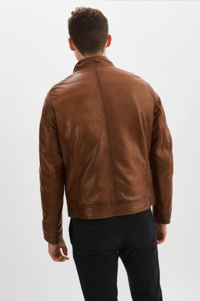 blouson en cuir style gunnar regency