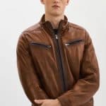 blouson en cuir style gunnar regency