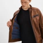 blouson en cuir style gunnar regency