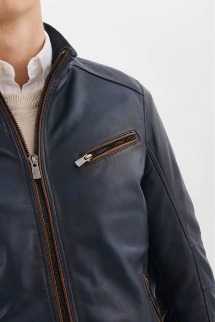 blouson en cuir style gunnar regency