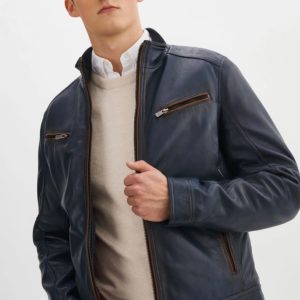 blouson en cuir style gunnar regency