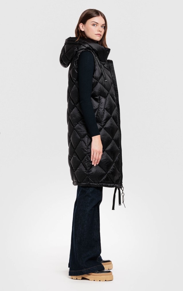 veste sans manches noire1 veste matelassée sans manches de creenstone