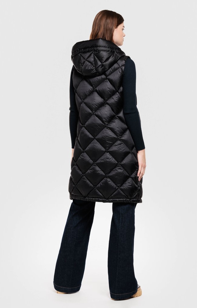 veste sans manches noire2 veste matelassée sans manches de creenstone