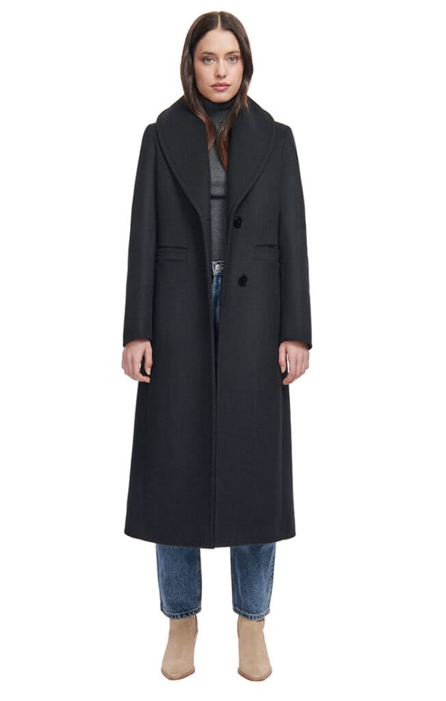 manteau en mélange de laine et cachemire de mallia