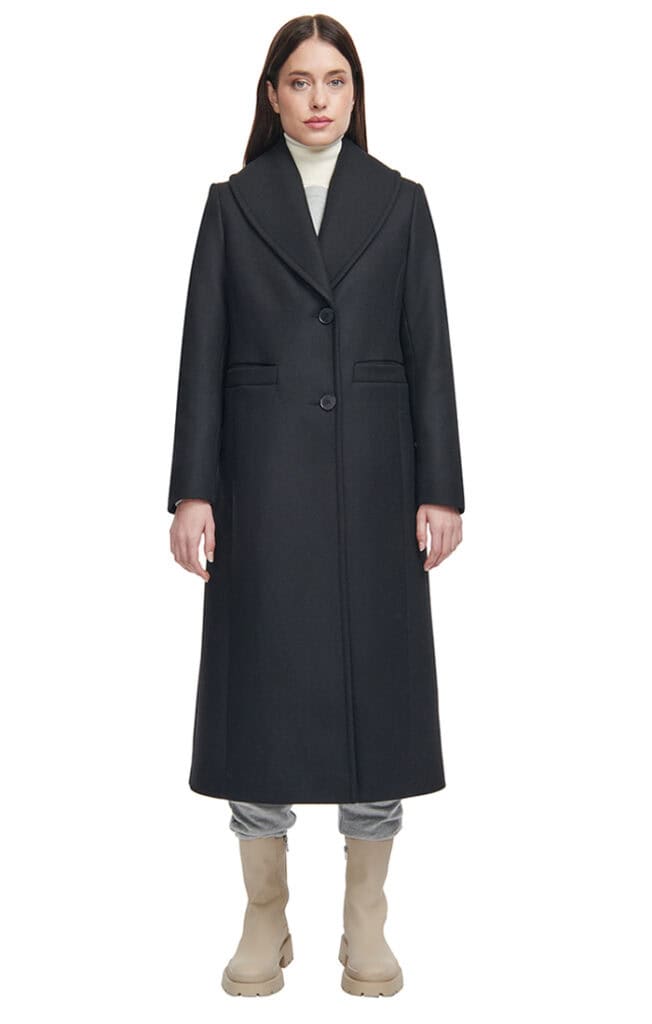 manteau en mélange de laine et cachemire de mallia