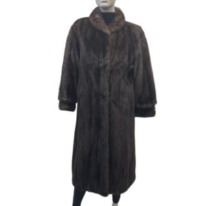 manteau de vison bleu iris 8444