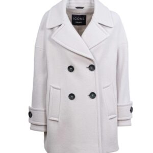 wool coat with tailored collar by cinzia rocca