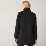 wool coat with zipper by junge style marie