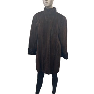 shaved long-haired ranch mink coat 8539