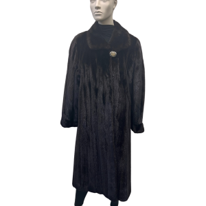natural female mink coat 8544
