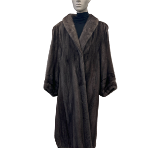 iris blue mink coat 8551