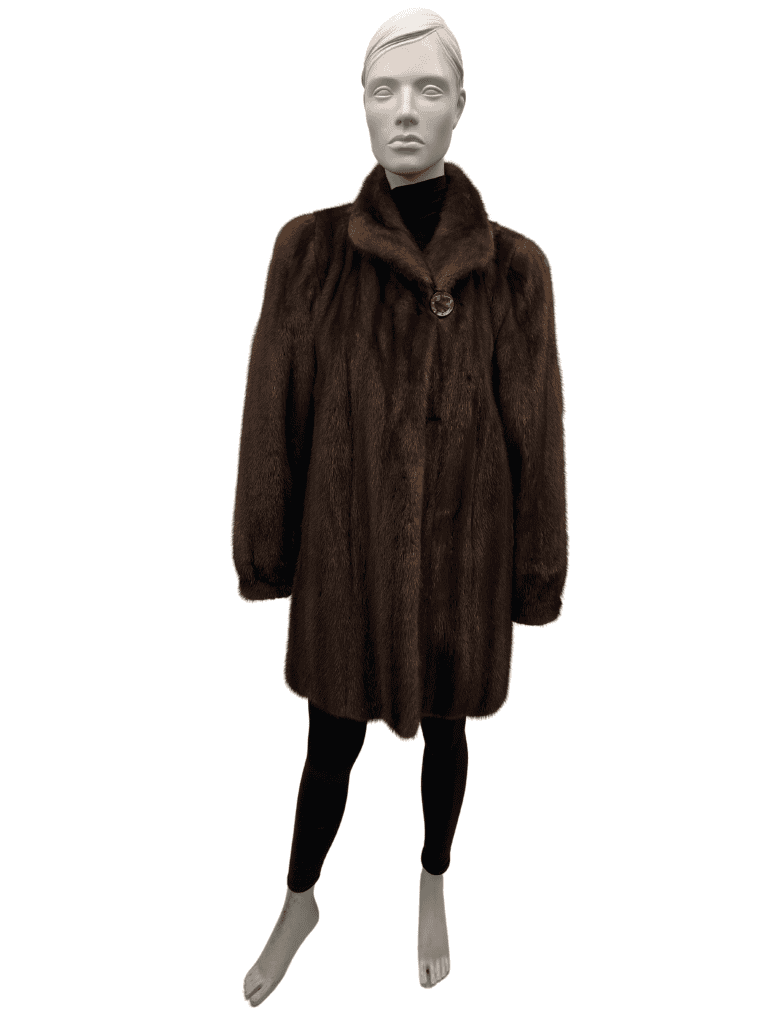 manteau de vison demi buff 8568
