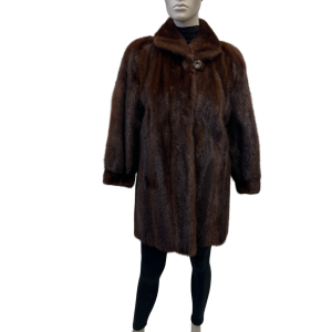 brown mink coat 8569