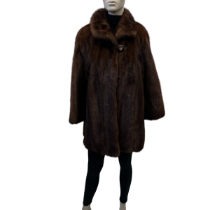 mahogany mink coat 8572