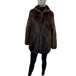 natural otter coat 8573