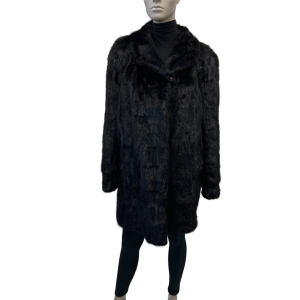coat of black mink pieces 8577