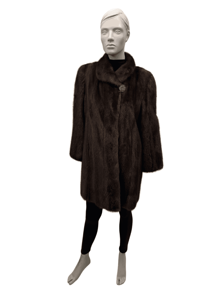 manteau de vison acajou 8579