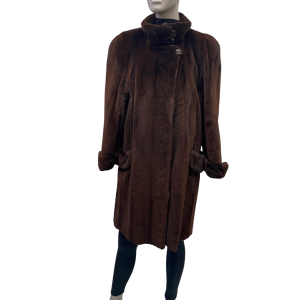 3/4 shaved mink ranch coat 8591