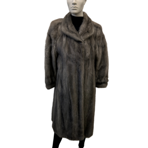 iris blue male mink coat 8619