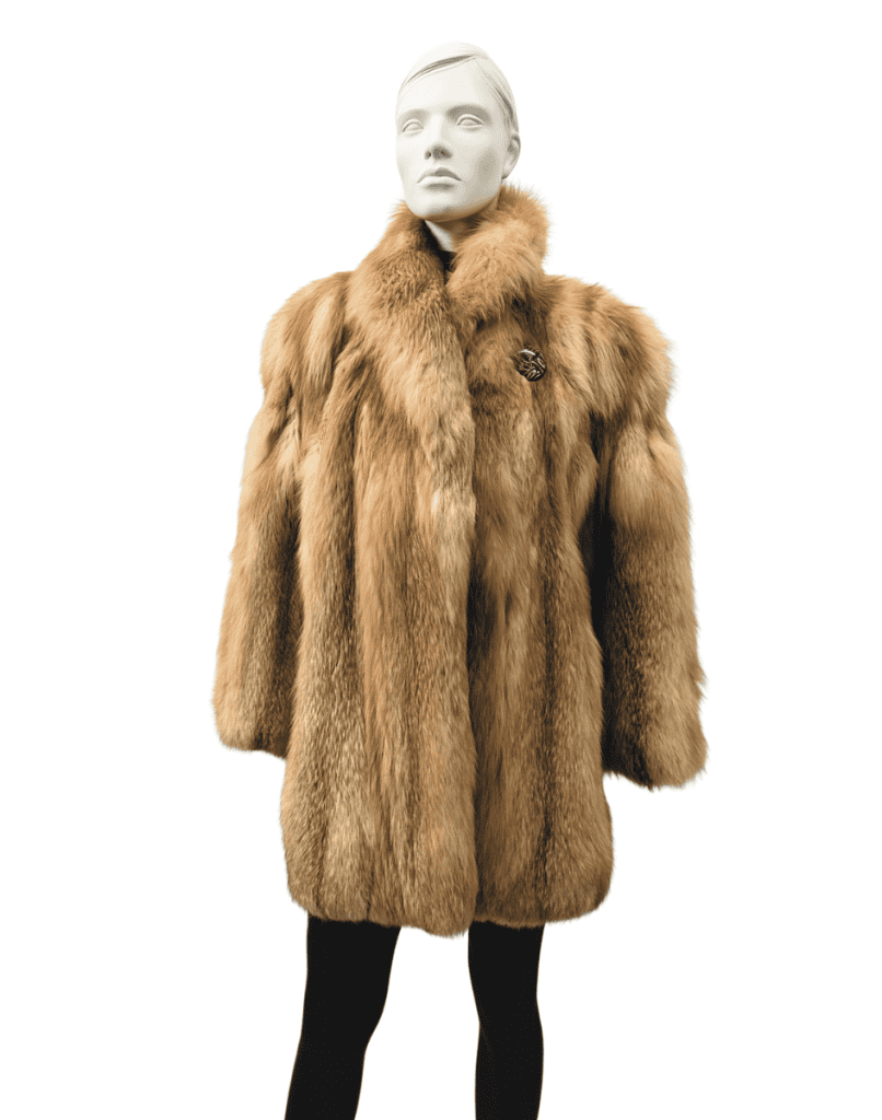 manteau de renard roux 8672