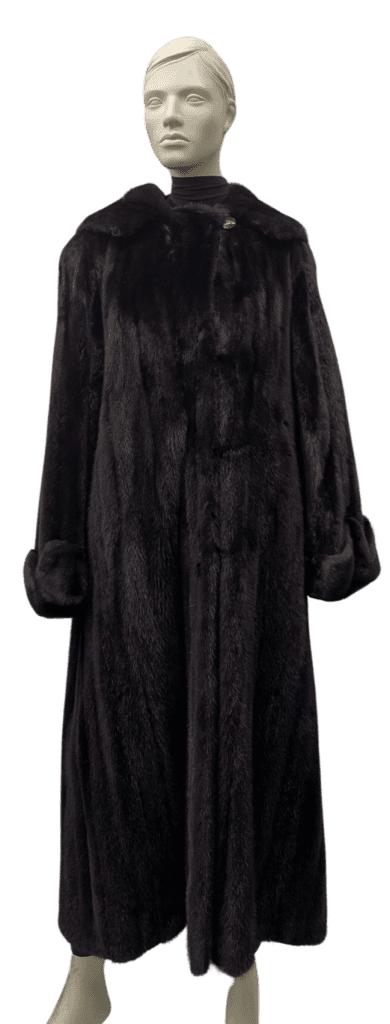 manteau de vison ranch et capuchon 8703