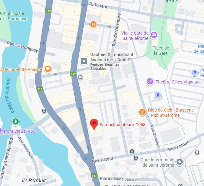 map nouvelle adresse